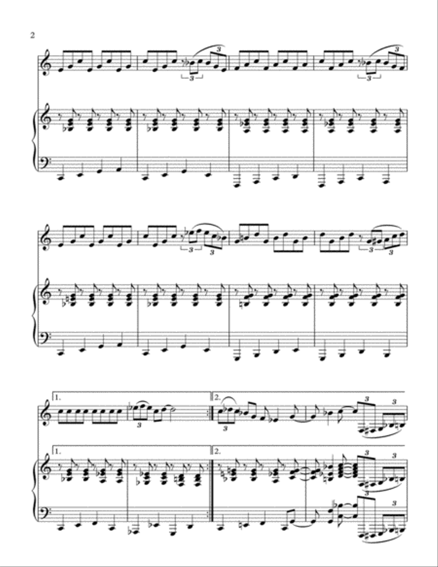Getting' In The Mood (For Christmas) Woodwind Duet scores gallery preview page 3