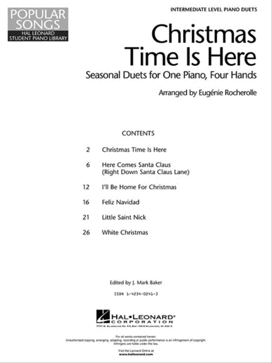 Christmas Time Is Here Piano Method scores gallery preview page 2