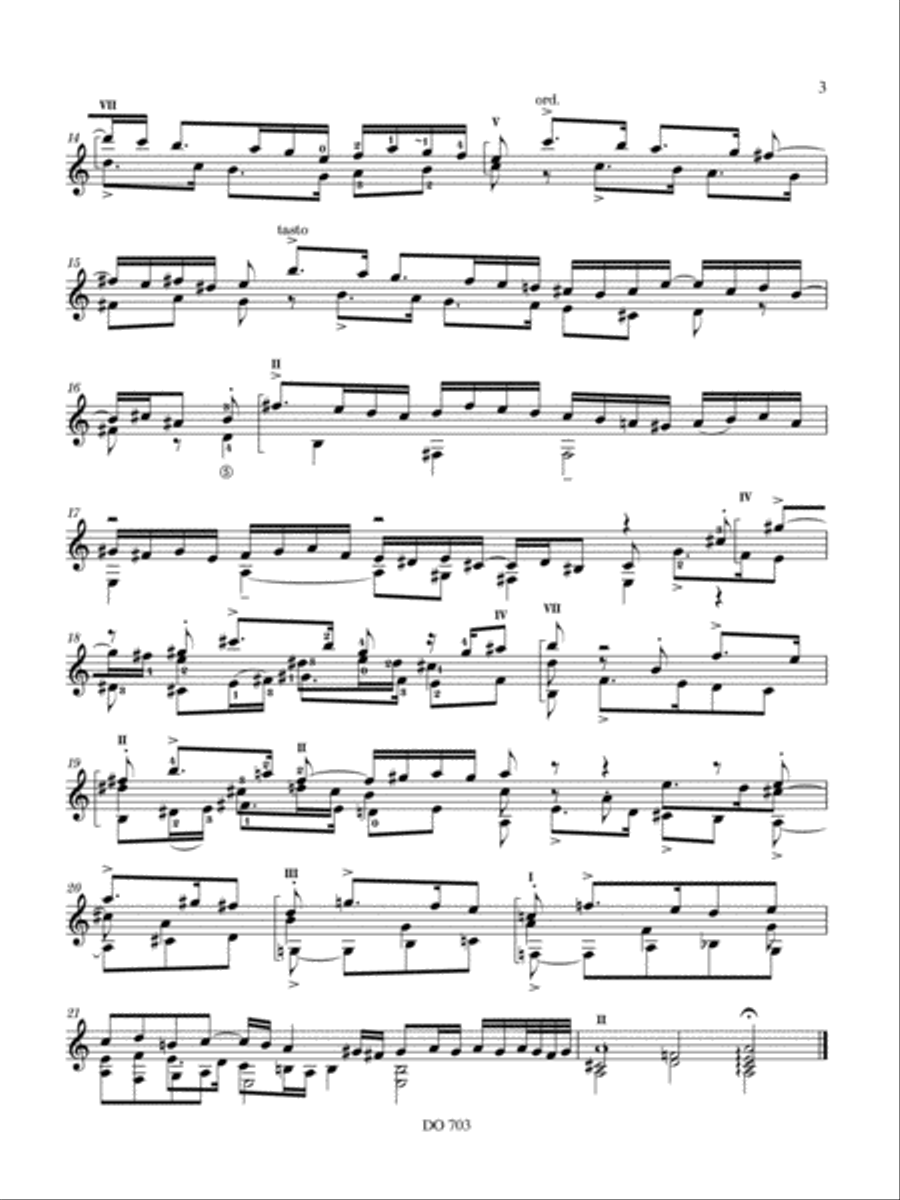 Diptycha super nomen Paul Gerrits Classical Guitar scores gallery preview page 3