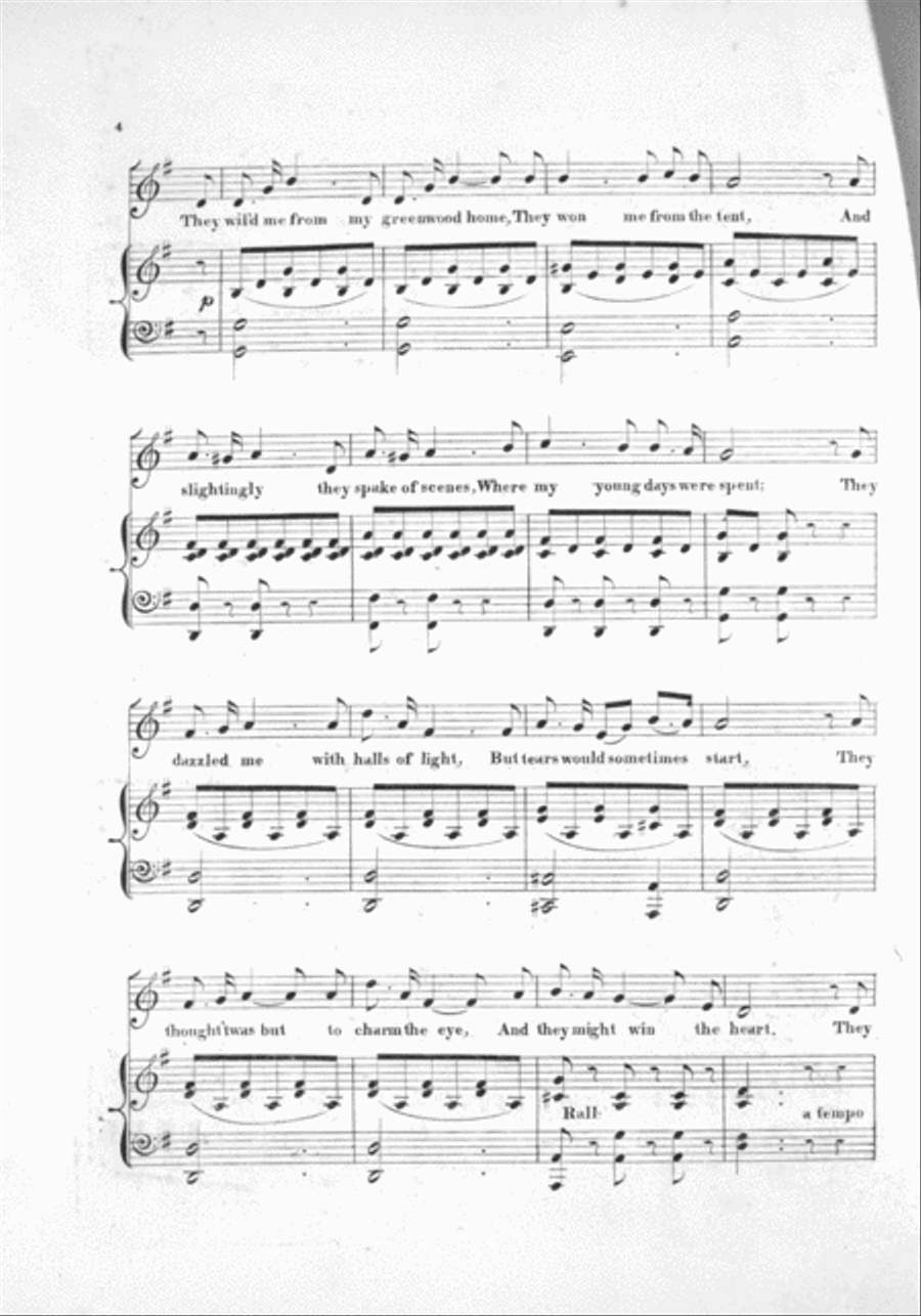 The Gipsey Girl, or, Charlotte Stanley. A True Story Voice scores gallery preview page 3