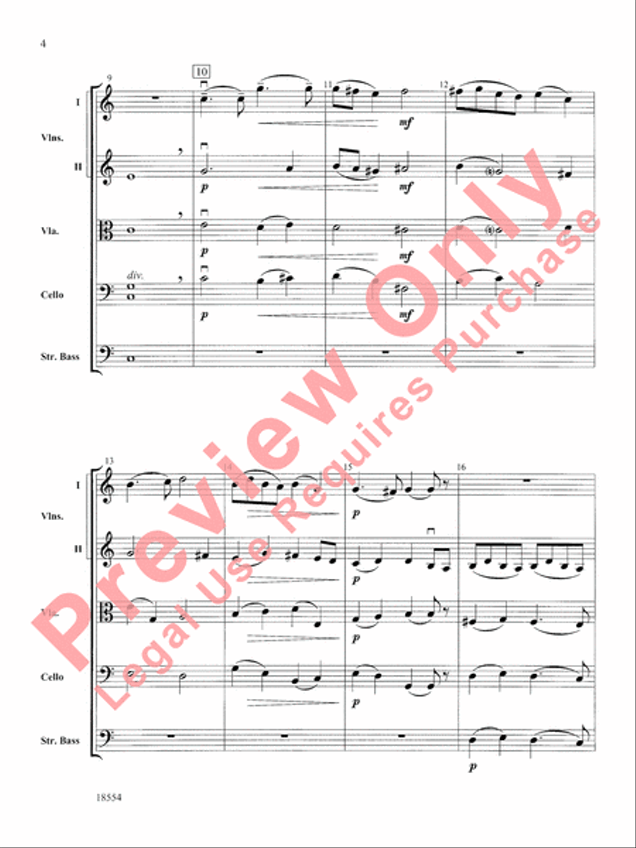 Pie Jesu Pie Jesu String Orchestra scores gallery preview page 5