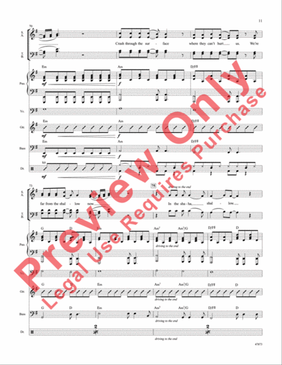 Shallow Choir scores gallery preview page 12