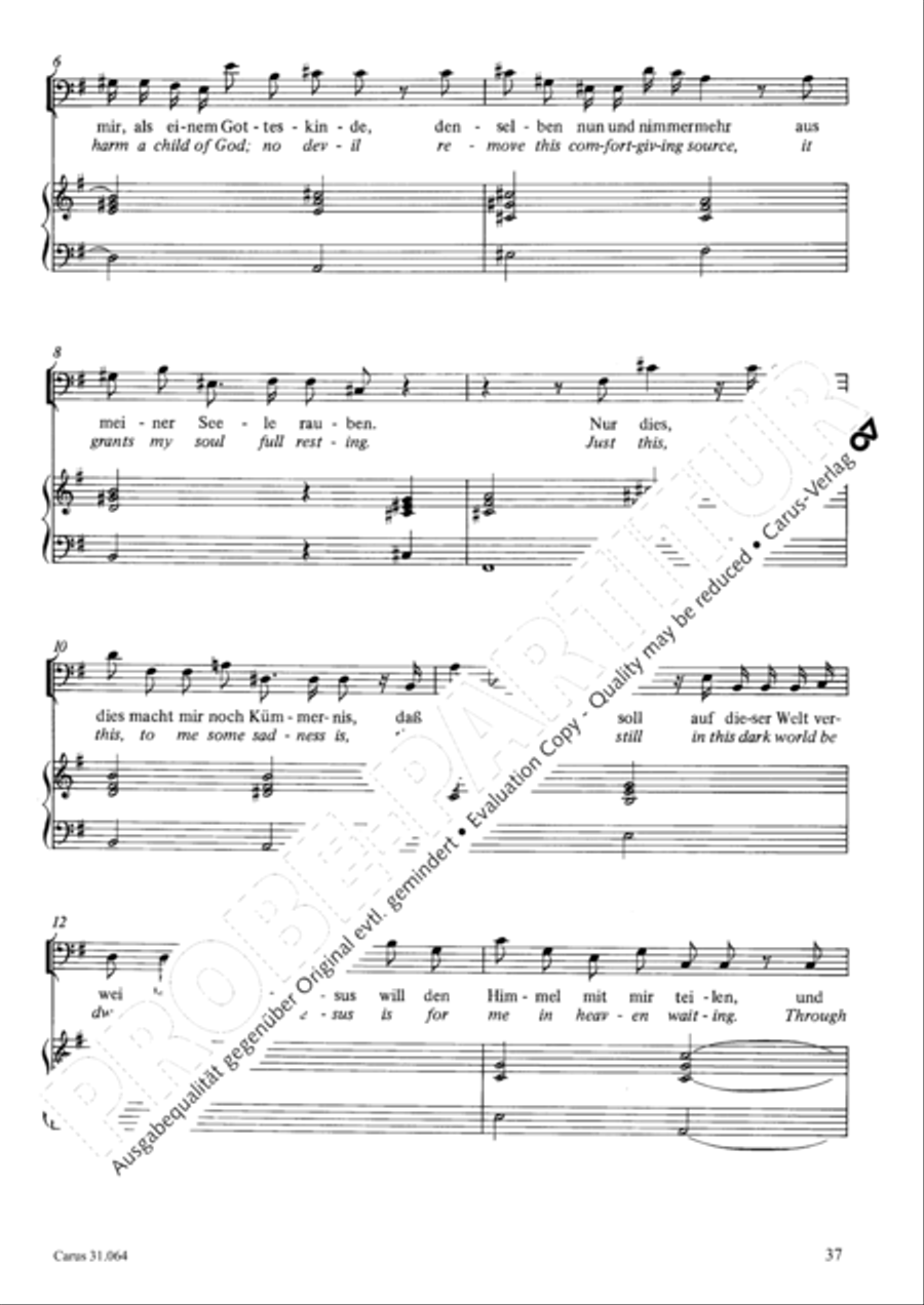 See now, what kind of love (Sehet, welch eine Liebe hat uns der Vater erzeiget) 4-Part scores gallery preview page 38