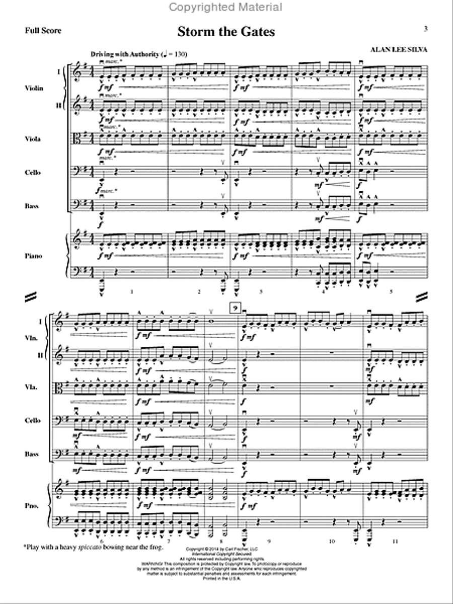 Storm the Gates String Orchestra scores gallery preview page 2