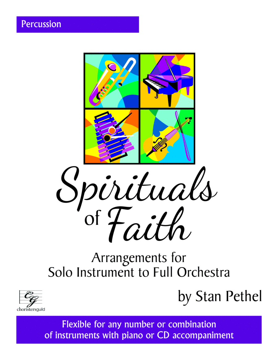Spirituals of Faith - Percussion Percussion scores gallery preview page 1