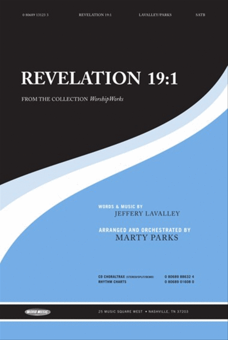 Revelation 19:1 - Anthem 4-Part scores gallery preview page 1