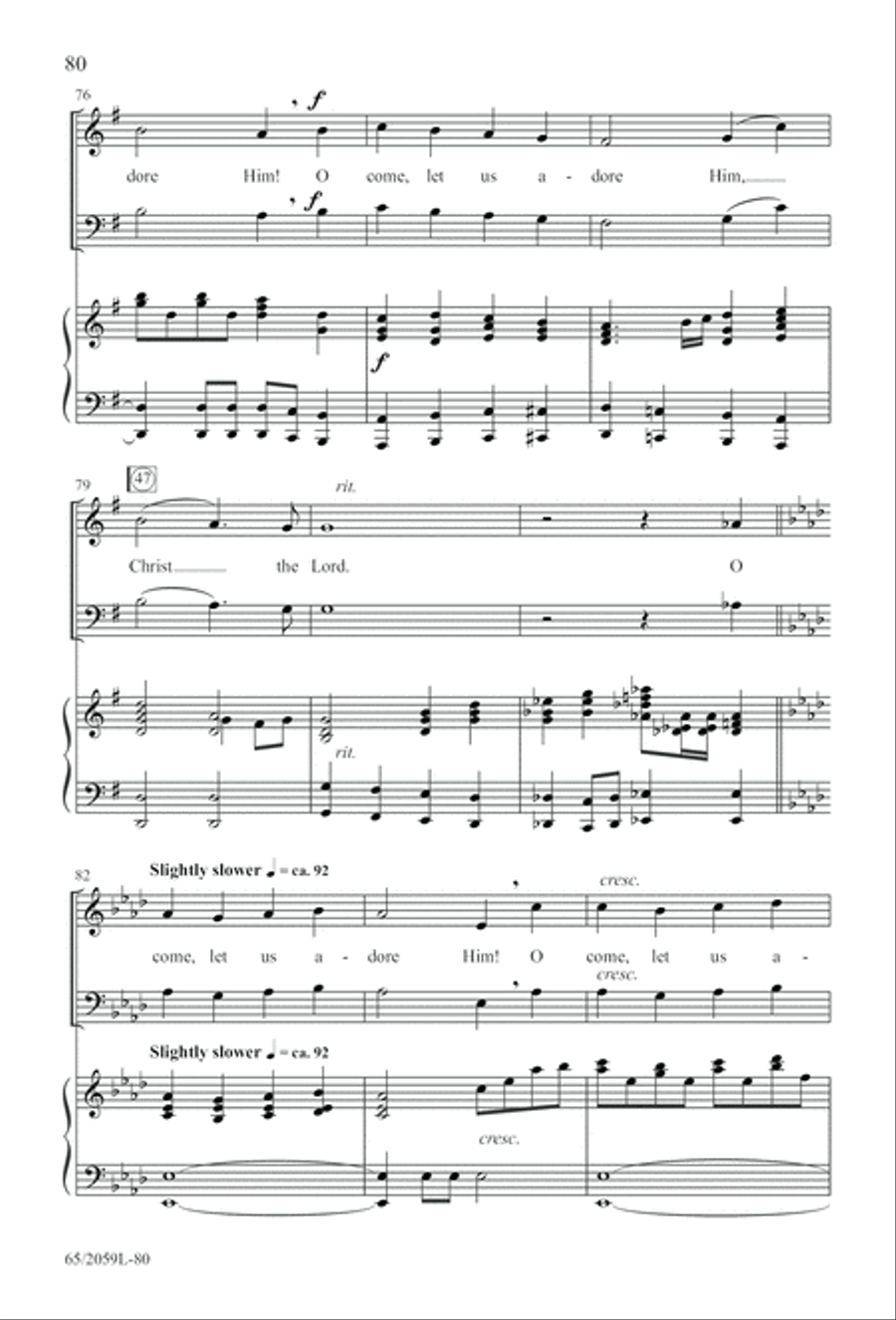 The Christmas Story The Christmas Story 3-Part scores gallery preview page 81