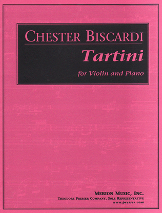 Book cover for Tartini