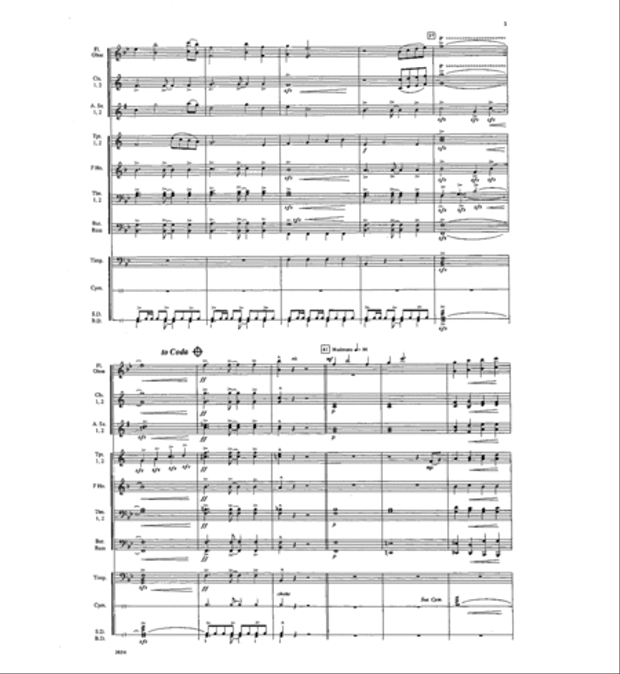 Symbol of Freedom Concert Band scores gallery preview page 6