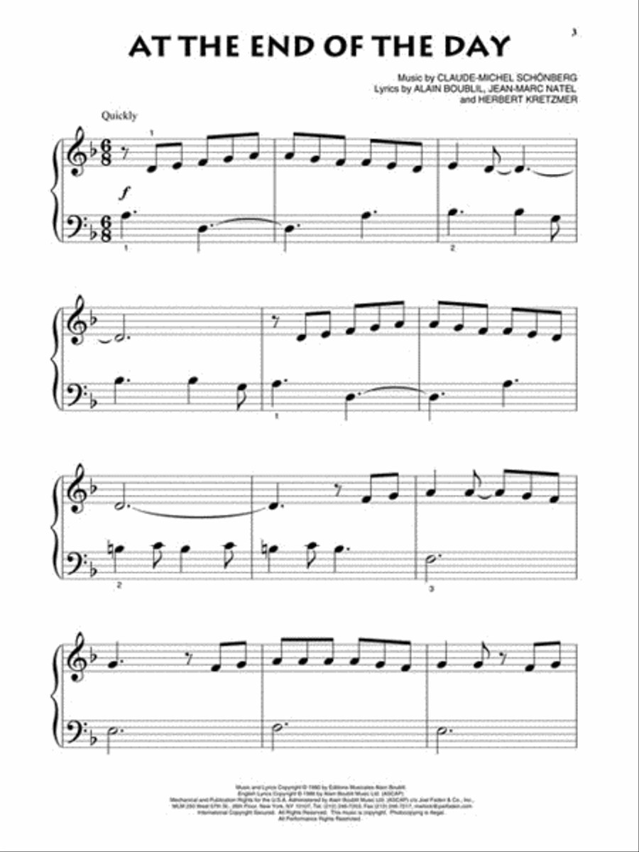 <br>Sheet music extract