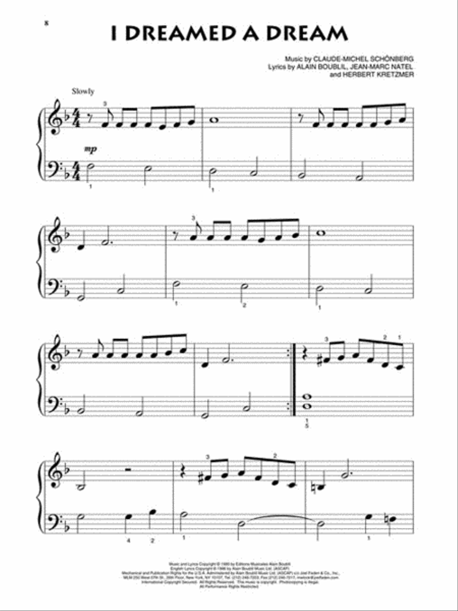 <br>Sheet music extract