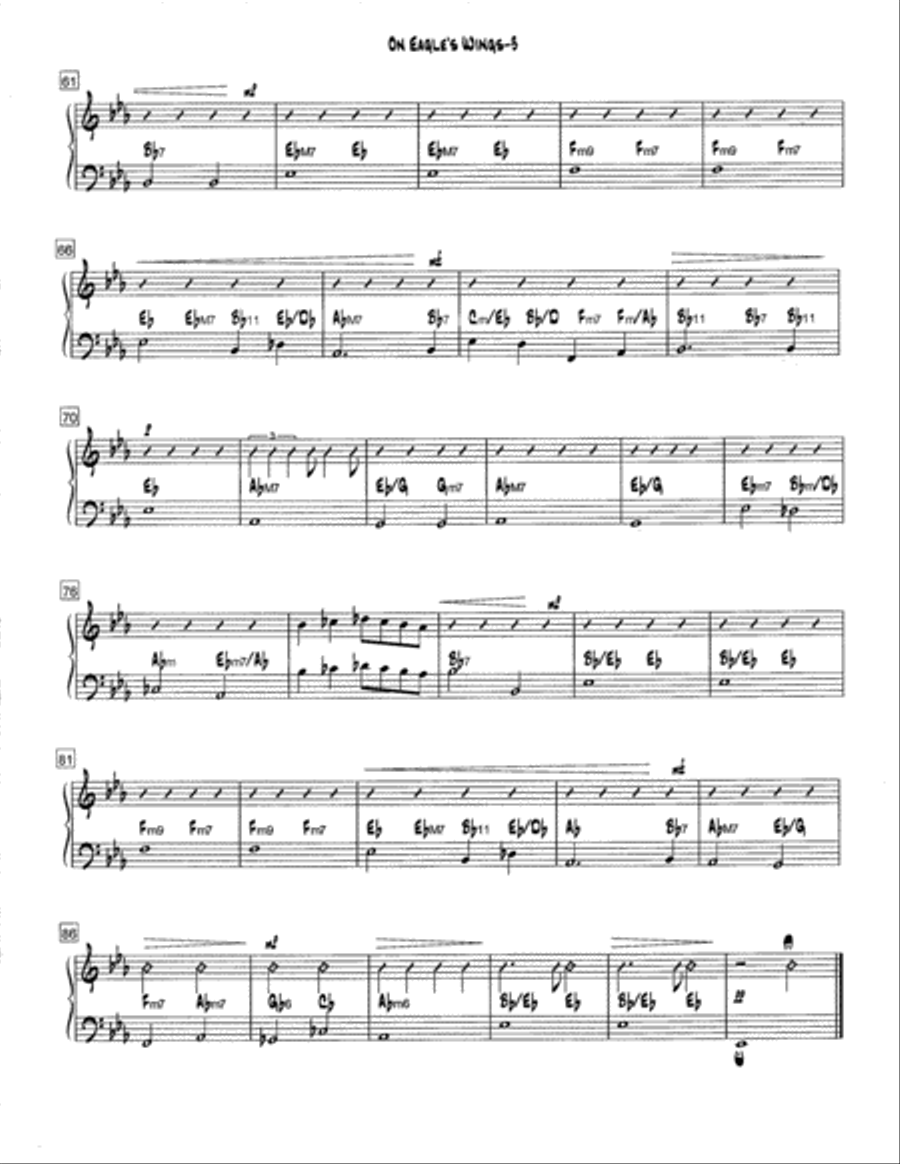 On Eagle's Wings 4-Part scores gallery preview page 11
