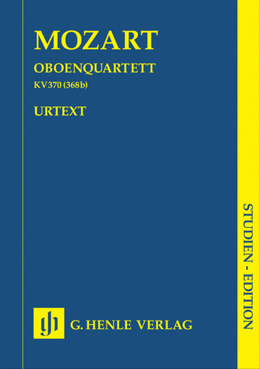 Oboe Quartet F Major K.370 (368b) Oboe scores gallery preview page 1