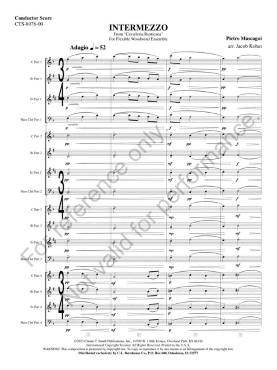 Intermezzo School and Community scores gallery preview page 4