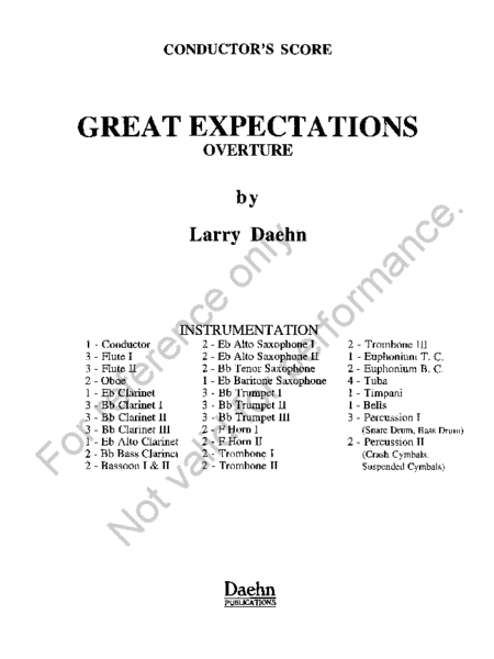 Great Expectations Overture image number null