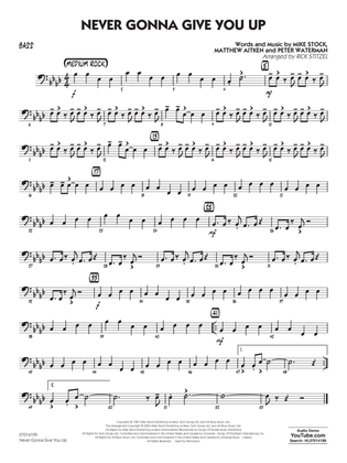 Book cover for Never Gonna Give You Up (arr. Rick Stitzel) - Bass