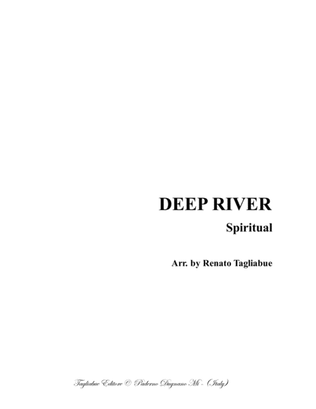 Book cover for DEEP RIVER - For SATB Choir