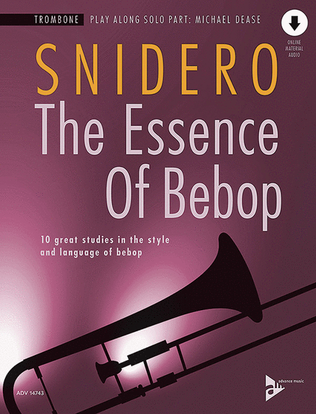 Book cover for The Essence of Bebop Trombone