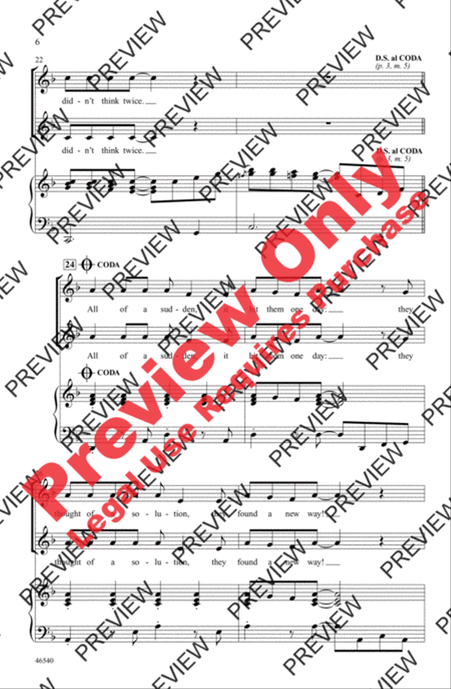 Rock, Paper, Scissors 2-Part scores gallery preview page 6