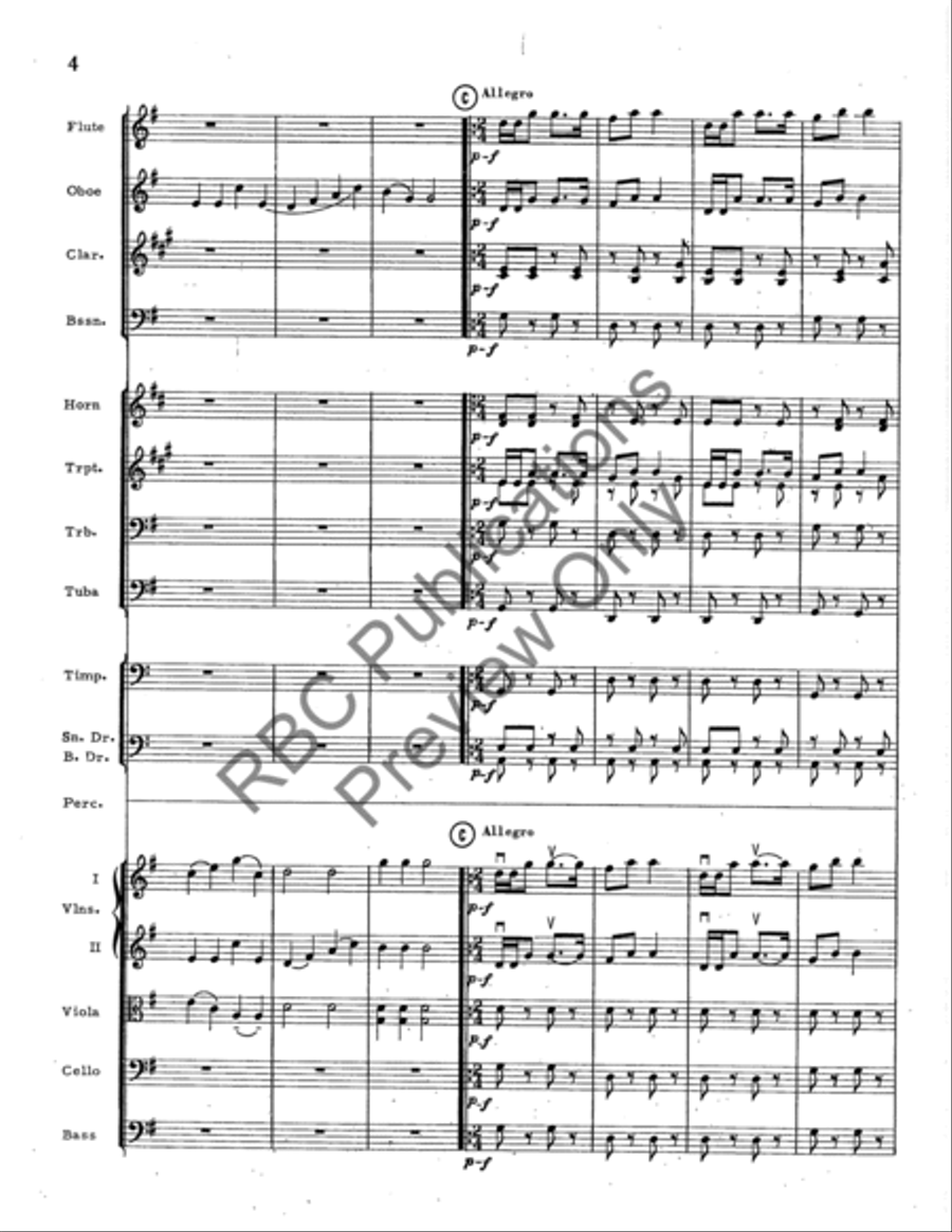 Blue Tail Fly Full Orchestra scores gallery preview page 7