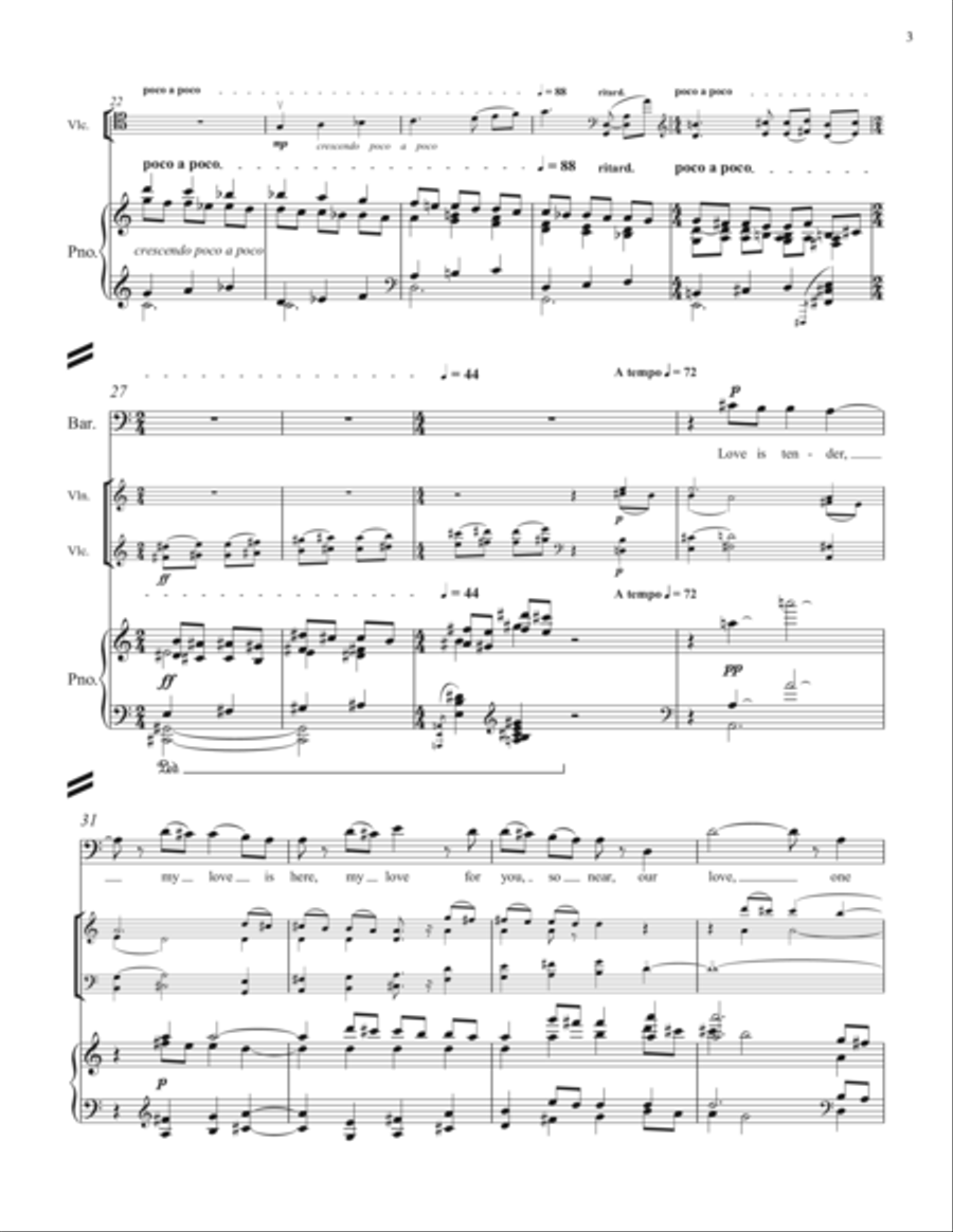 My Love Piano Trio scores gallery preview page 3