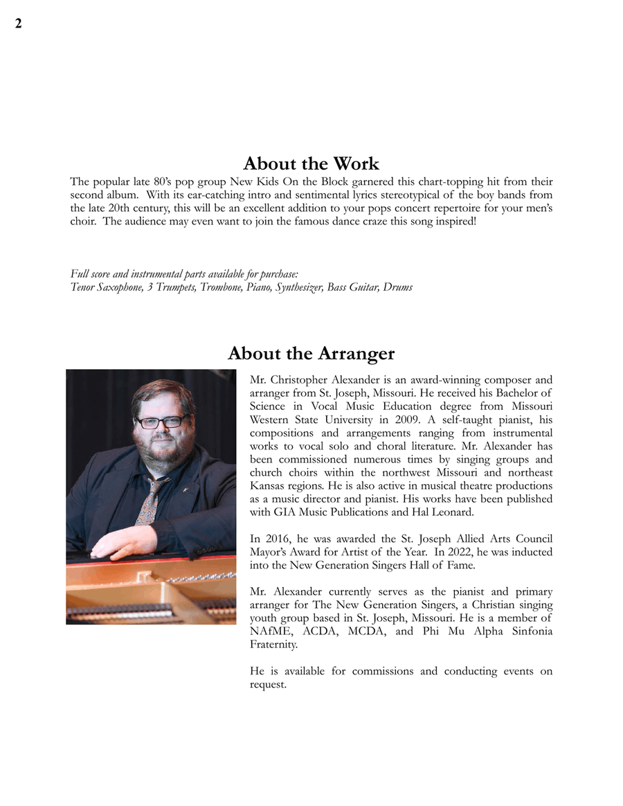 (you've Got It) The Right Stuff 3-Part scores gallery preview page 2