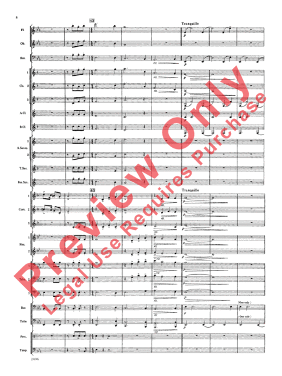 Shenandoah Valley Concert Band scores gallery preview page 9