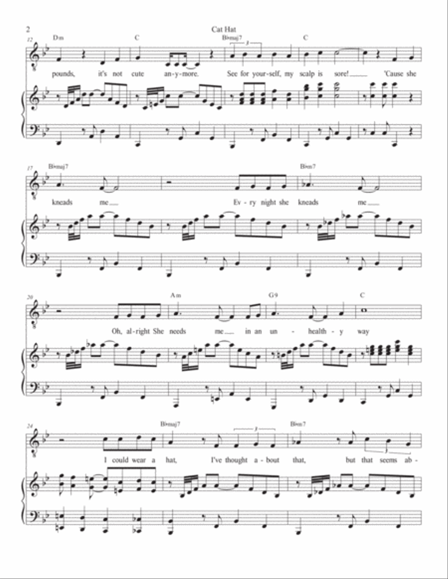 Cat Hat Voice scores gallery preview page 2