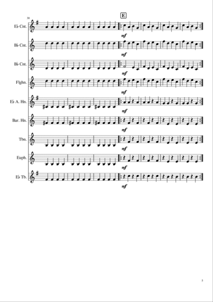 Bhangra Legend Brass Ensemble scores gallery preview page 5