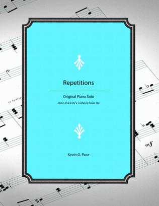 Book cover for Repetitions - advanced piano solo