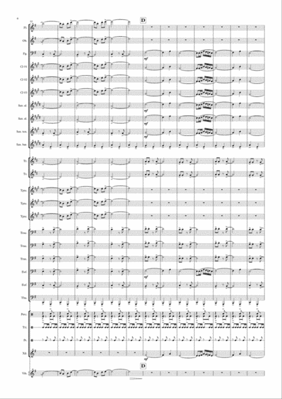 Frevo Mulher Frevo Mulher Concert Band scores gallery preview page 6