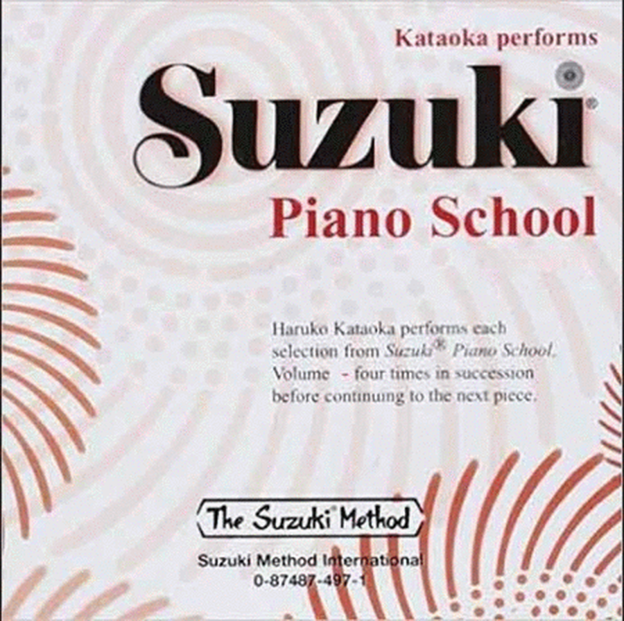 Suzuki Piano School Book 2 CD Kataoka