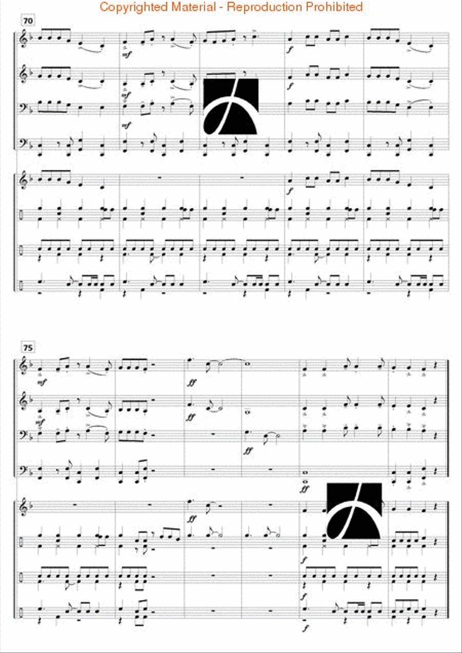 Banana Boat Song Concert Band scores gallery preview page 8