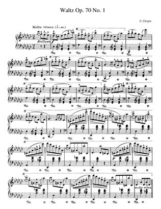 Chopin Waltz Op. 70 No. 1 in G-flat Major