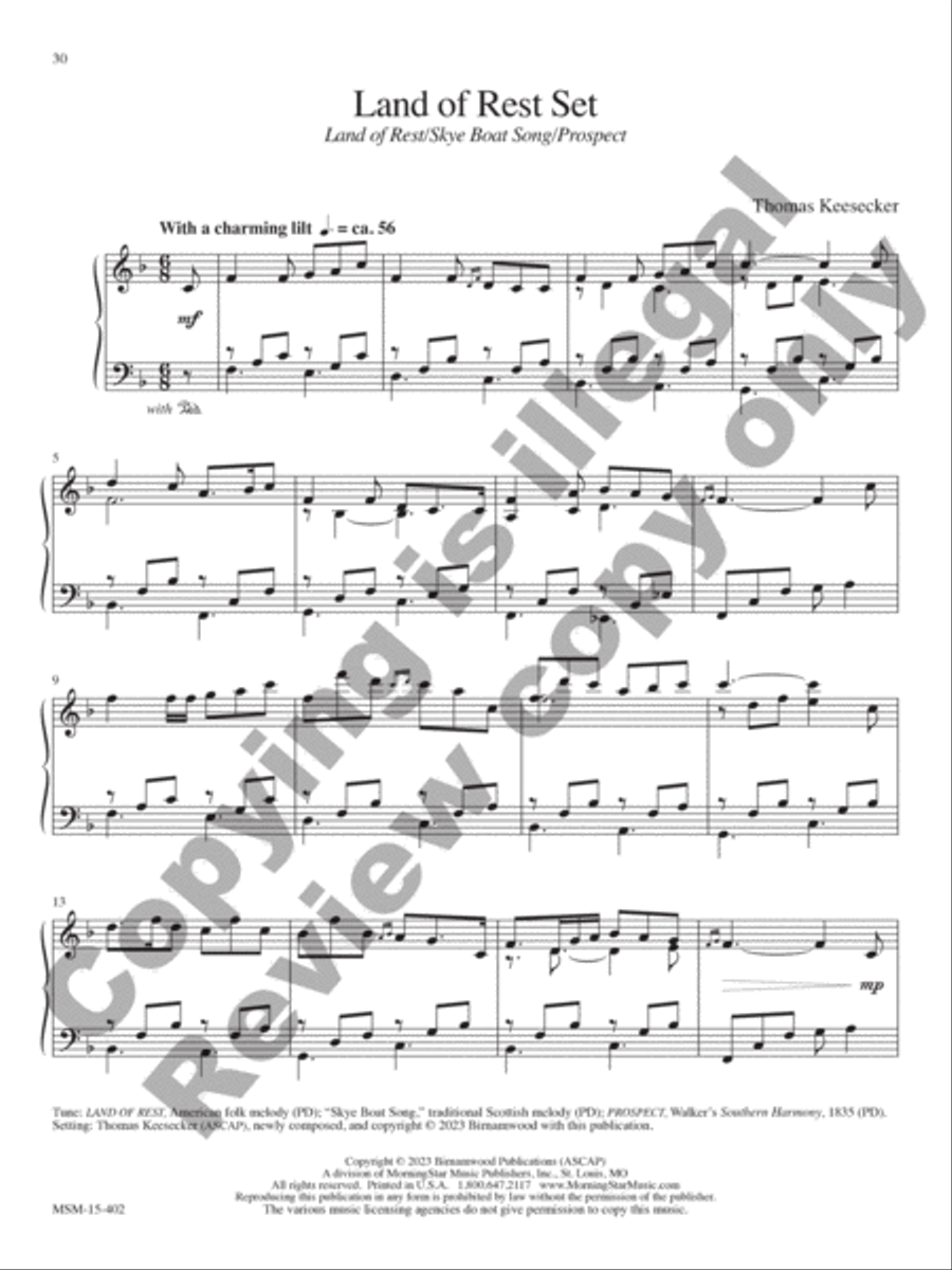 Hymn to Joy: 10 Hymn Settings for Piano