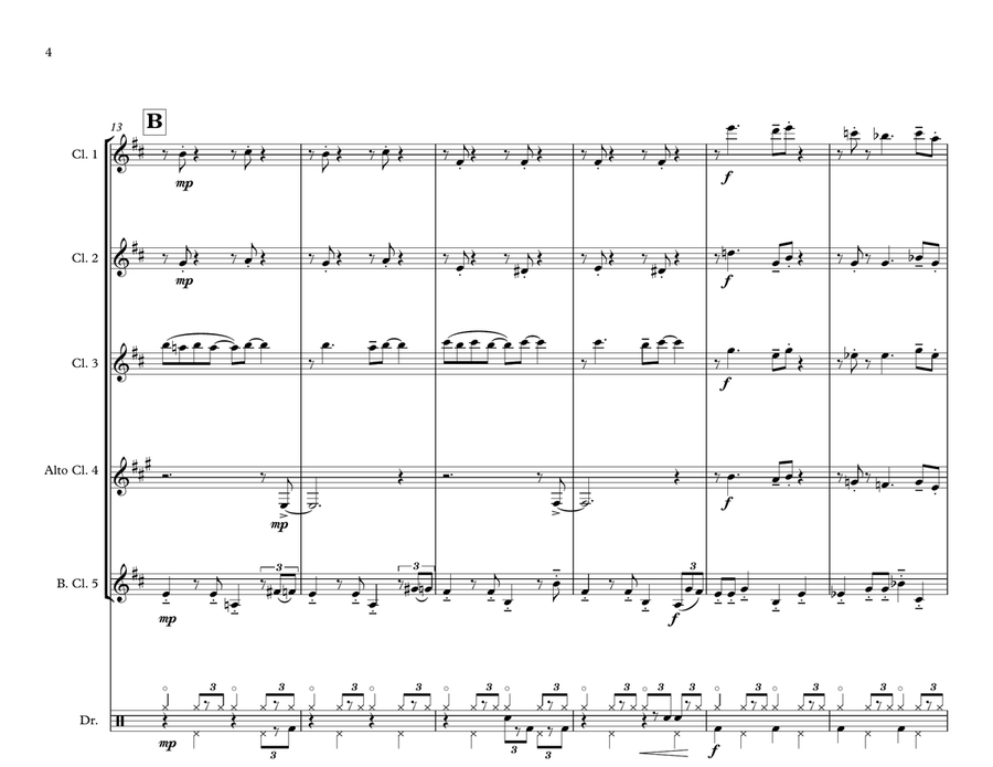 Satin Doll Woodwind Ensemble scores gallery preview page 4