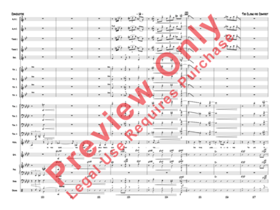 Too Close for Comfort Jazz Ensemble scores gallery preview page 19