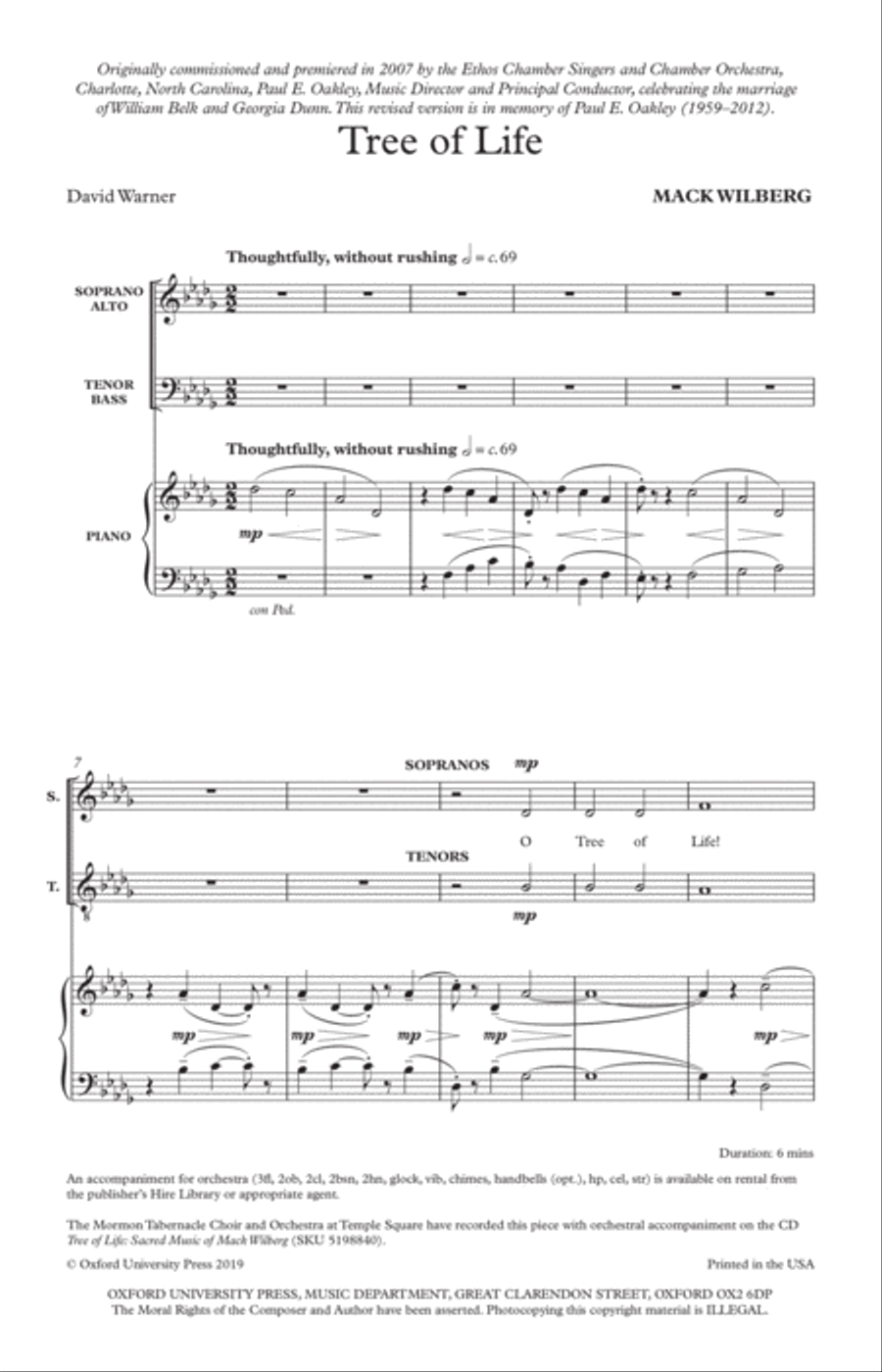 Tree of Life 4-Part scores gallery preview page 2