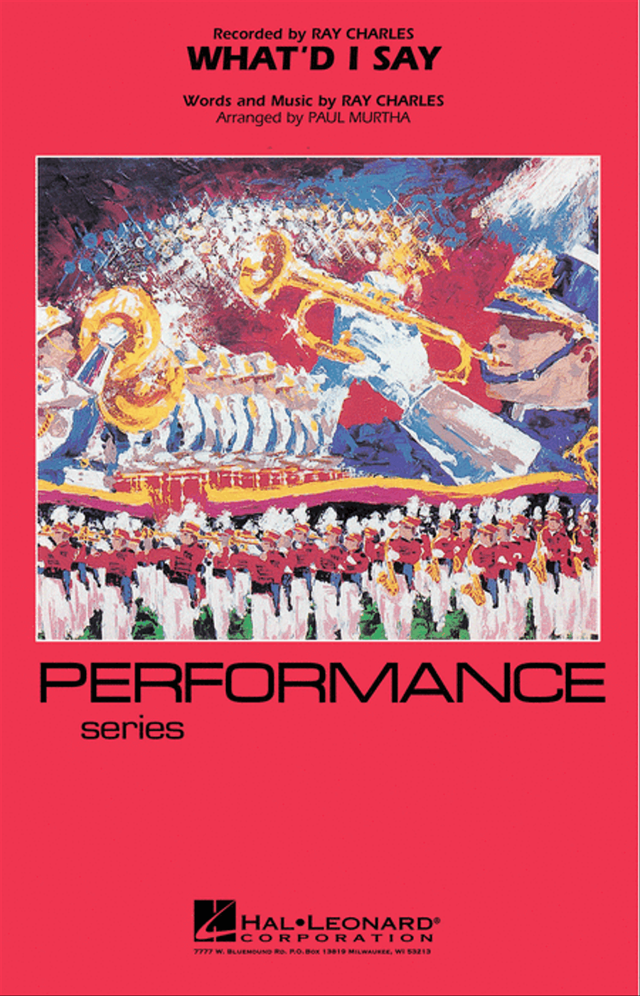 What'd I Say Marching Band scores gallery preview page 1