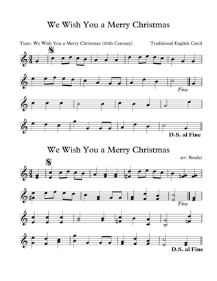 We Wish You A Merry Christmas (arr. Patrick Roulet)