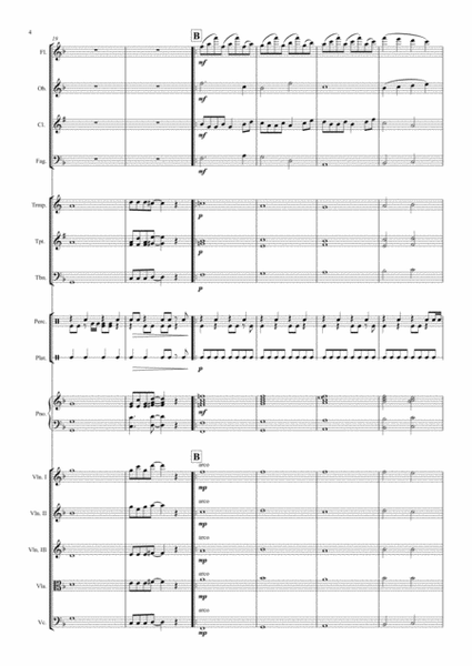 Donde tú estés Op.9 Nro.3 (for Study Orchestra)