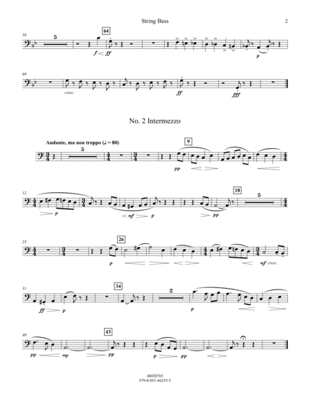 Themes from An Original Suite - String Bass