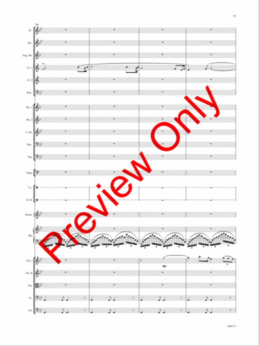 Anishinaabeg Rhapsody Orchestra scores gallery preview page 58