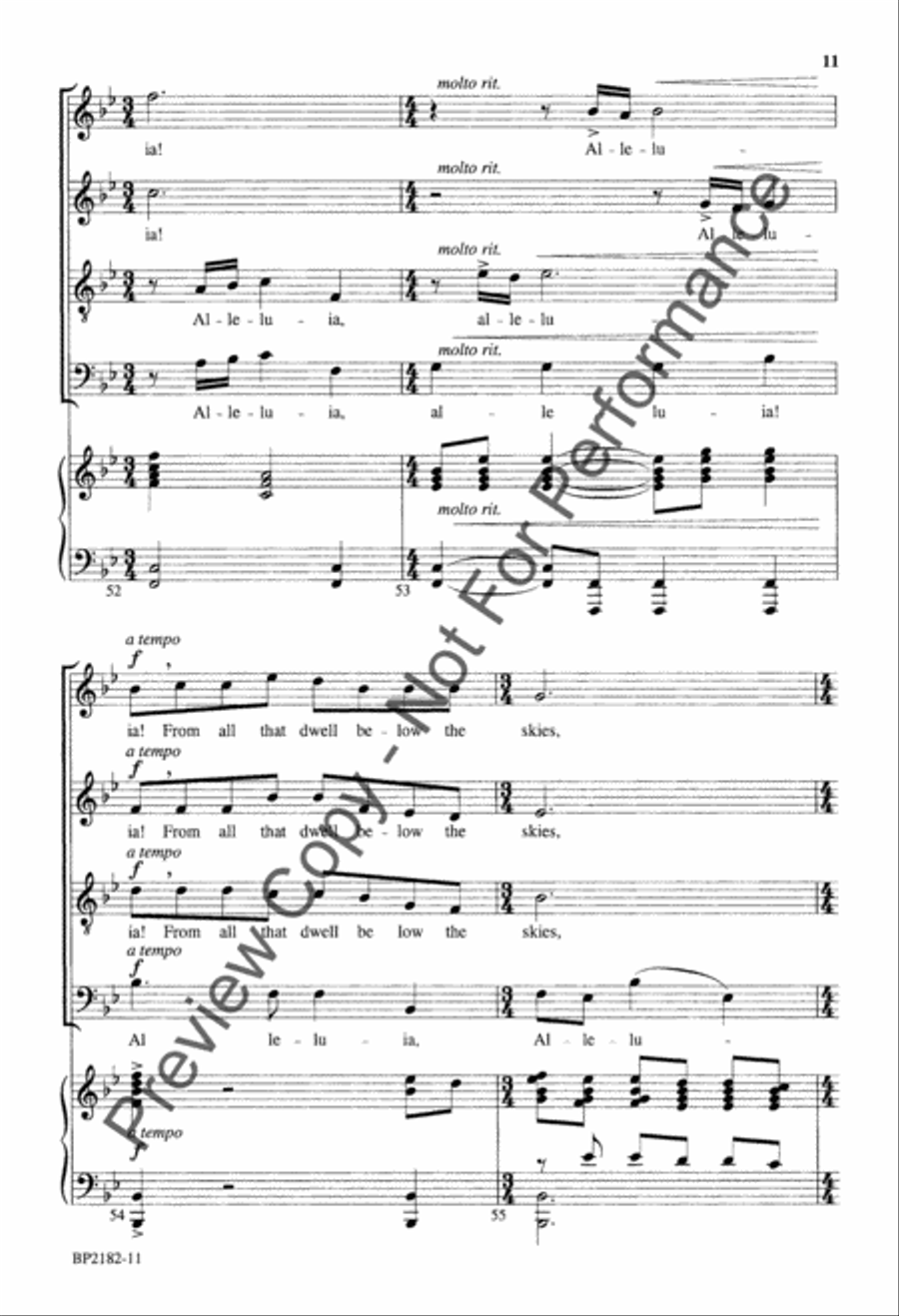 Creation Sings 4-Part scores gallery preview page 12
