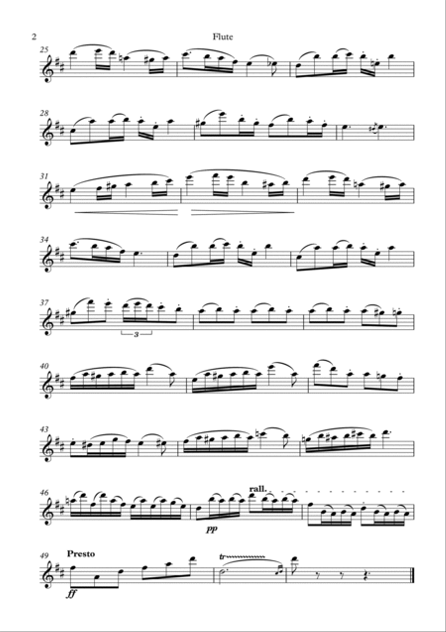 Danseuse (flute) Flute Solo scores gallery preview page 2
