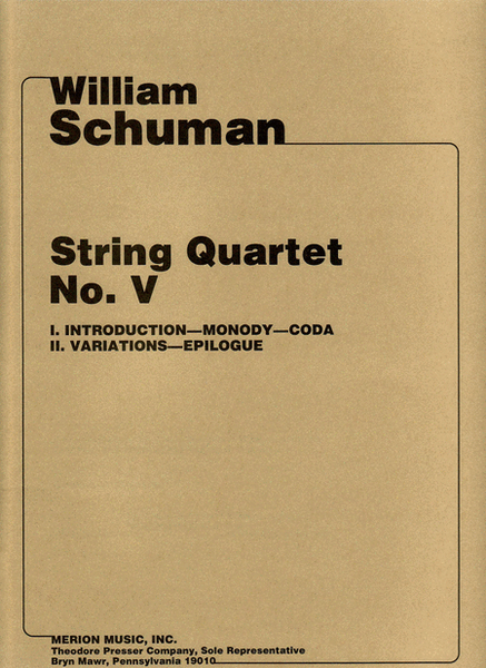 String Quartet No. V