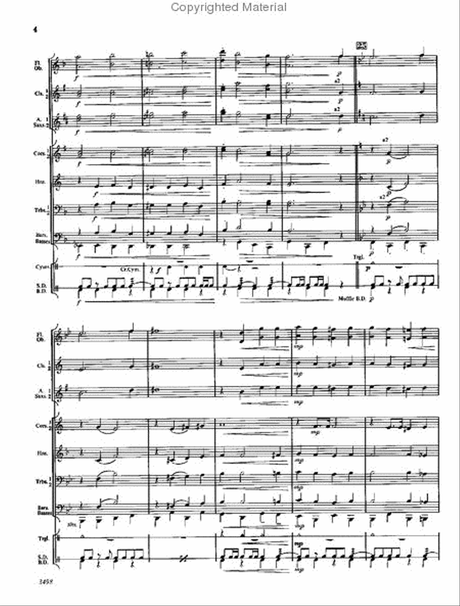 Eastern Seaboard Concert Band scores gallery preview page 4