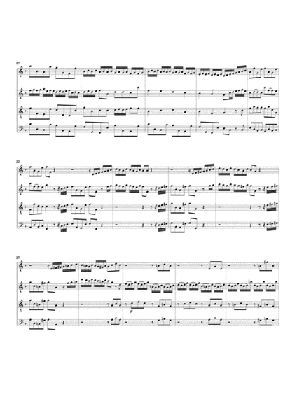 Concerto grosso, Op.6, no.3 (arrangement for 4 recorders)