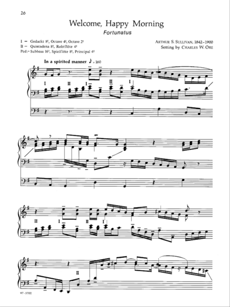 Eleven Compositions for Organ, Set III