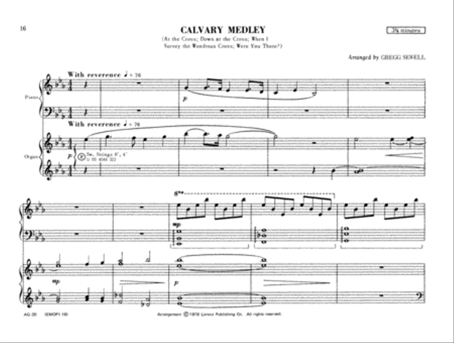 Easter Moods for Organ and Piano Vol 1 Organ scores gallery preview page 7